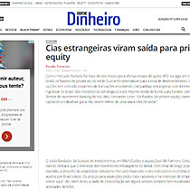 Cias estrangeiras viram sada para private equity